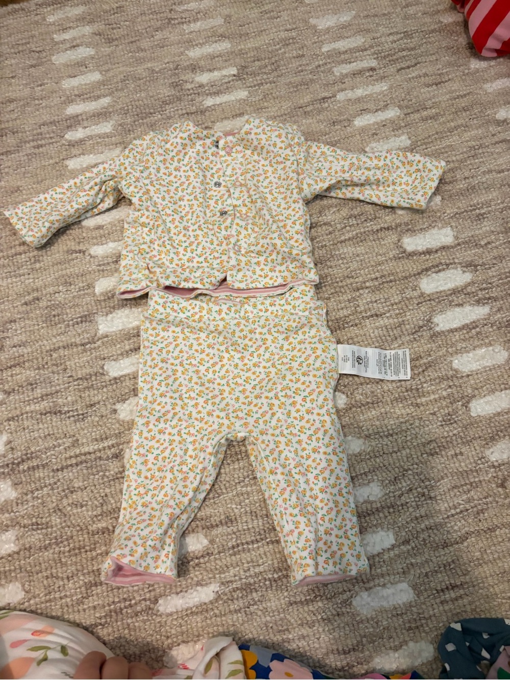 Baby Boden 0-3m reversible set